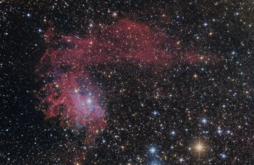 IC405 - Flaming star nebula